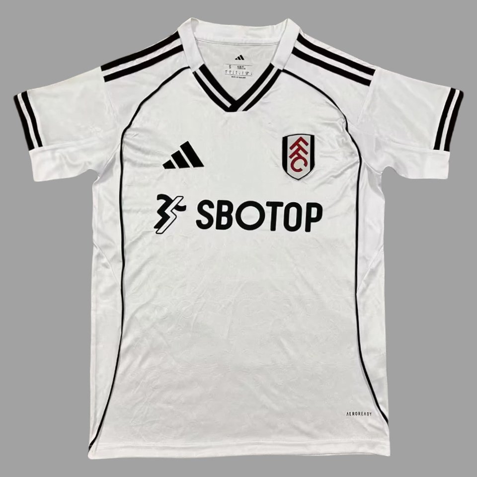 25_26 Fulham Home Soccer Jersey 1 Fulham Home Fan Jersey 2025/26 - Image 1