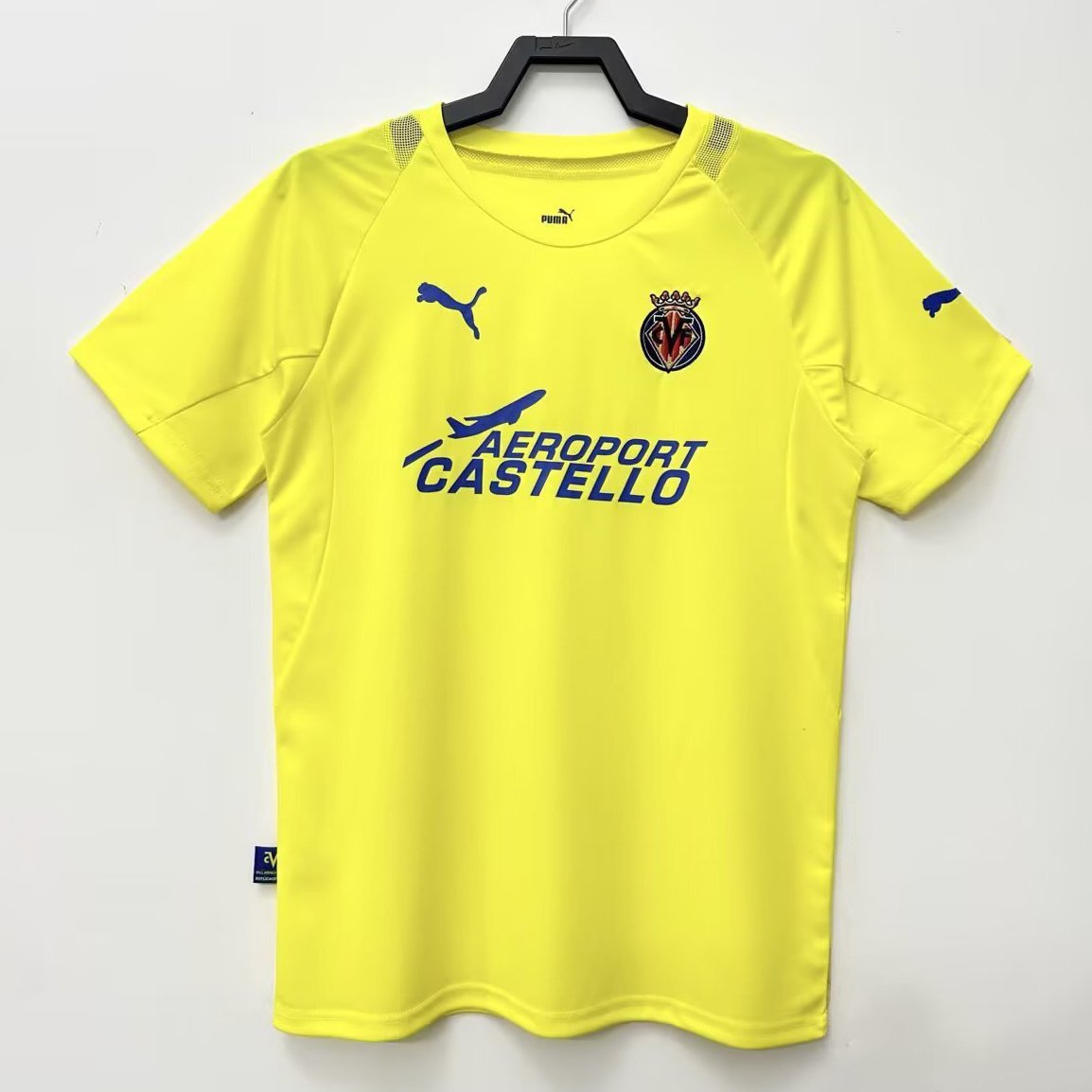 05_06 Villarreal Home Retro Soccer Jersey 1 Villarreal Home Retro Jersey 2005/06 - Image 1