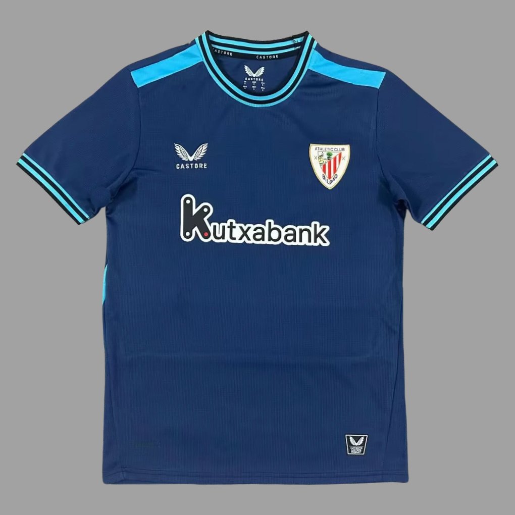 25_26 Athletic Bilbao Away Soccer Jersey 1 Athletic Club Away Fan Jersey 2025/26 - Image 1