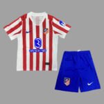 Kids Kit Atletico Madrid Home Jersey 2025/26