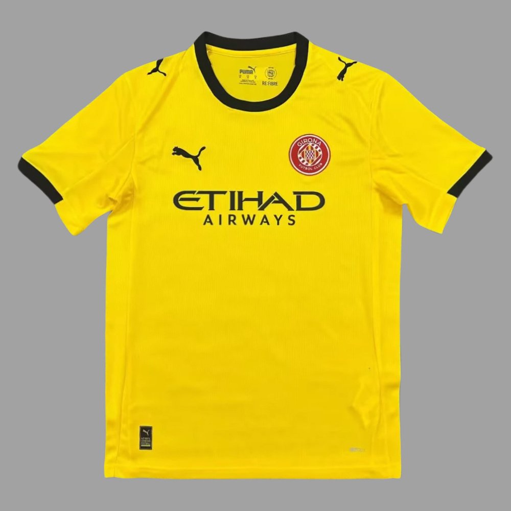 25_26 Girona Away Soccer Jersey 1 Girona Away Fan Jersey 2025/26 - Image 1