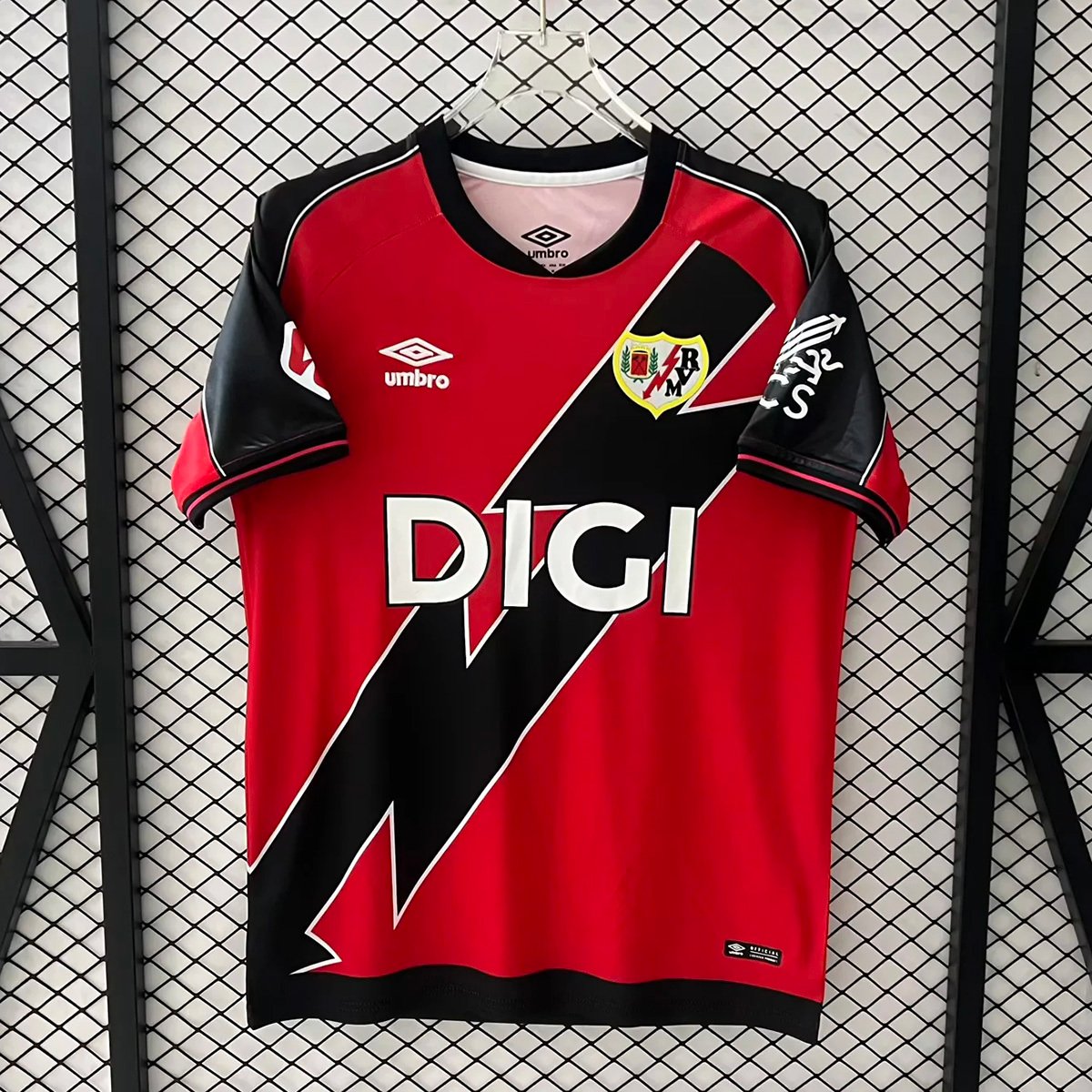 25_26 Vallecano Away Soccer Jersey 1 Rayo Vallecano Away Jersey 2025/26 - Image 1