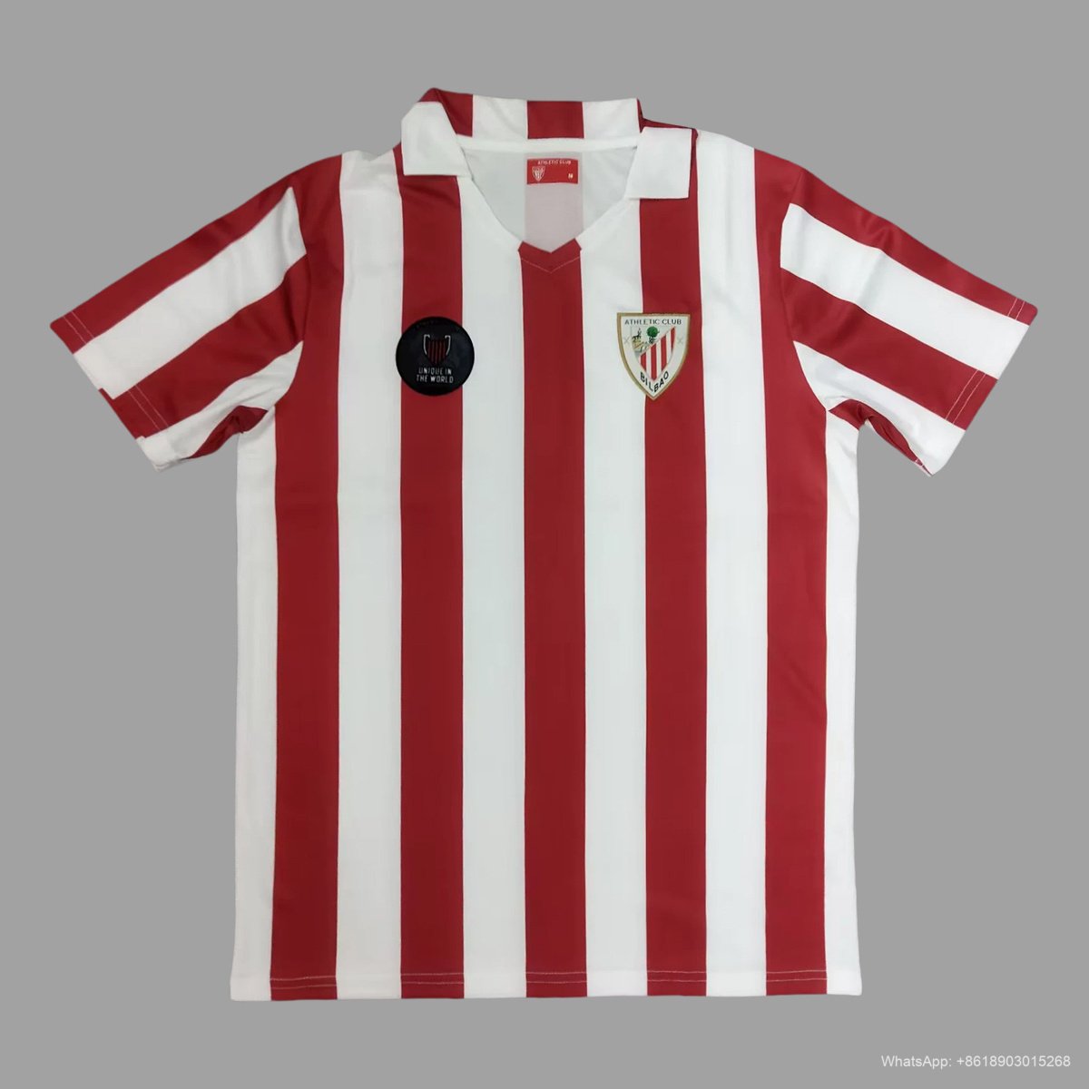83-84 Bilbao Athletic Club Champion Version soccer jersey 1 Athletic Club Champion Edition Home Retro Jersey 1983/84 - Image 1