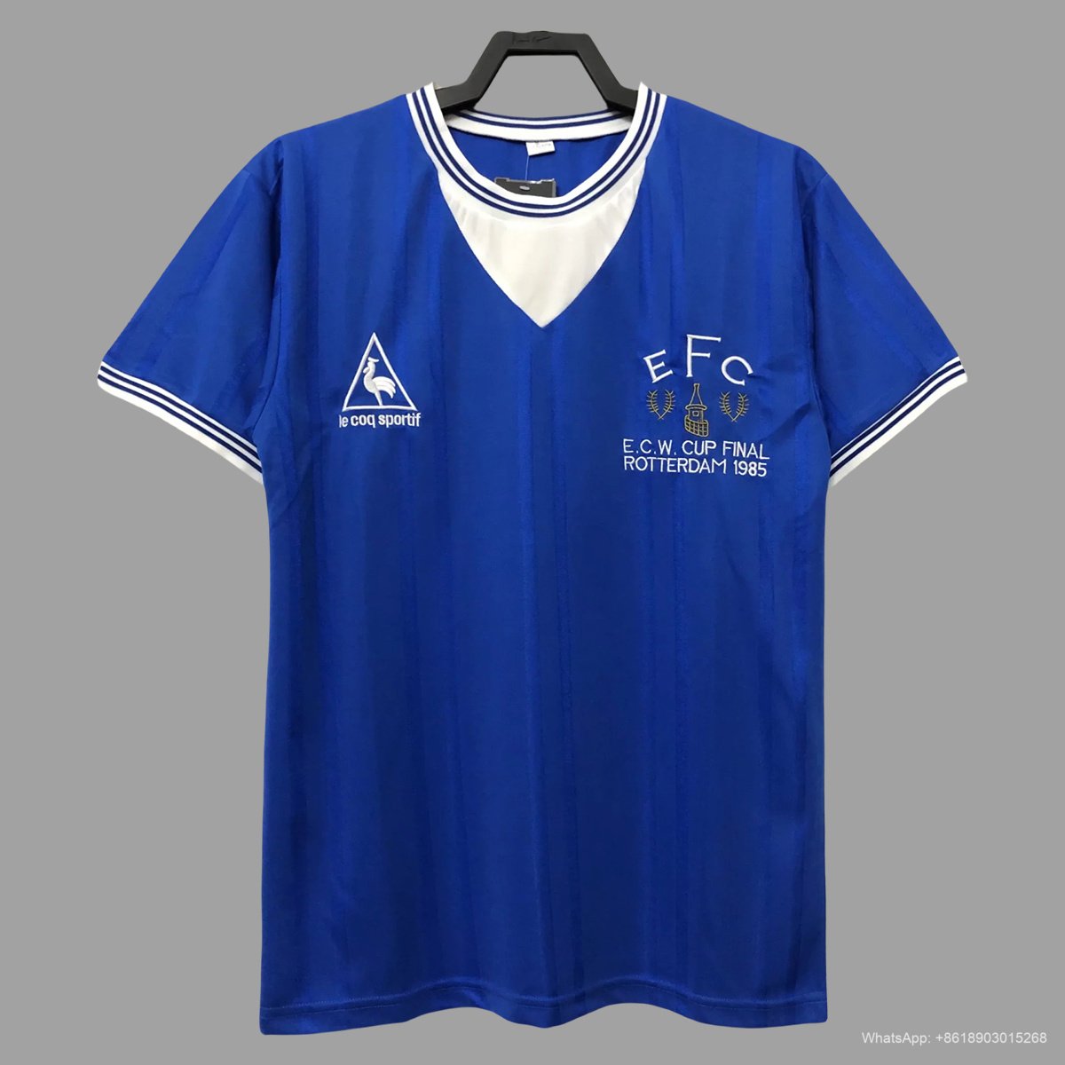 84-85 Everton Home Final Version Retro Soccer Jersey 1 Everton Home Final Version Retro Jersey 1984/85 - Image 1
