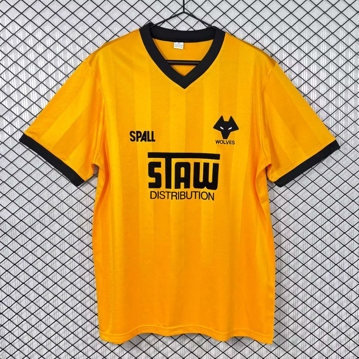 86_88 Wolverhampton Wanderers Home Retro Soccer Jersey 1 Wolverhampton Home Retro Jersey 1986/88 - Image 1