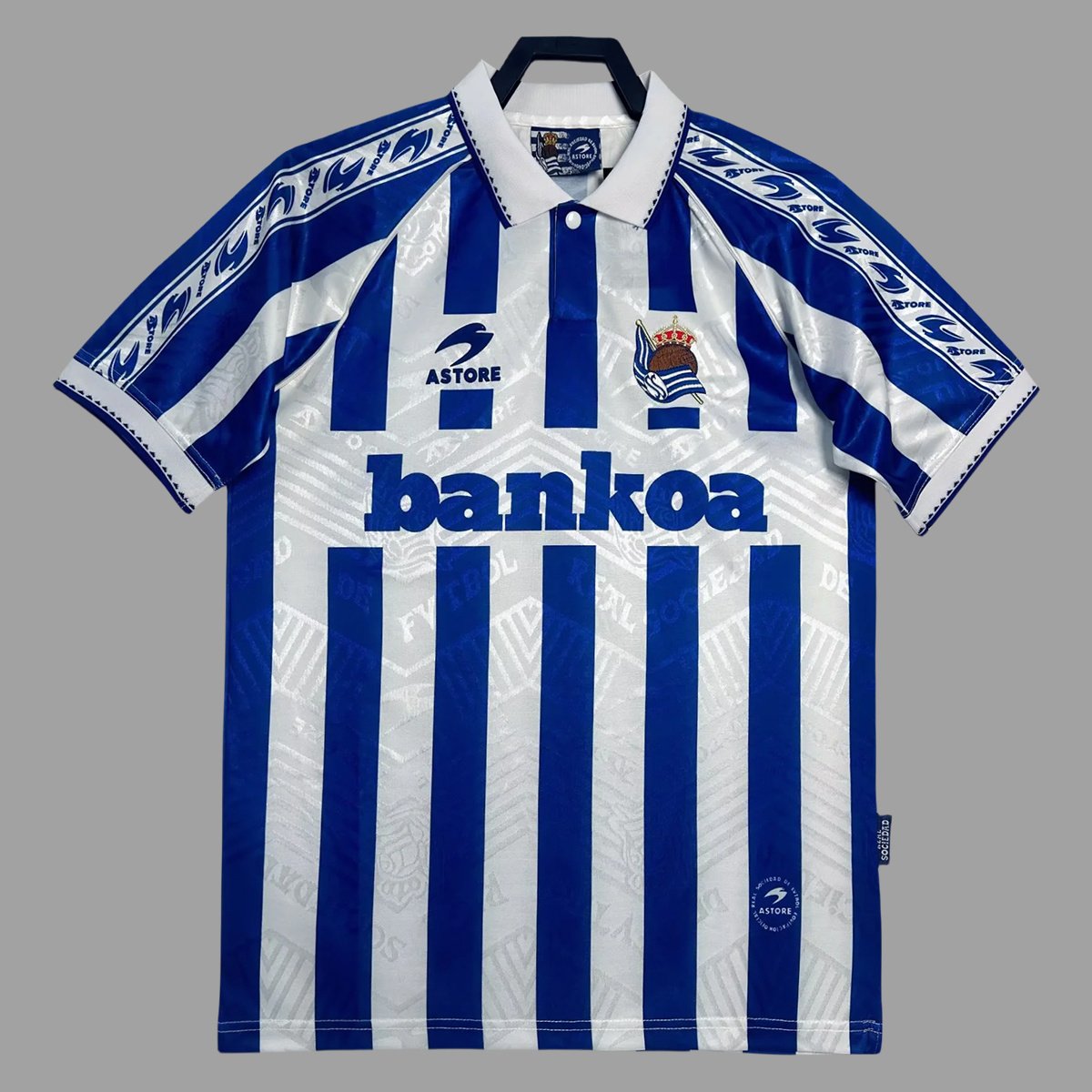 94_95 Real Sociedad Home Retro Soccer Jersey 1 Real Sociedad Home Retro Jersey 1994/95 - Image 1