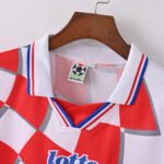 Croatia Home Retro Jersey 1998 - Image 3