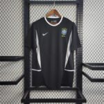 Brazil Goalkeeper Black Retro Jersey 2002