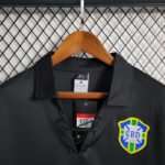 Brazil Special Edition Retro Black Long Sleeve Jersey 2004 - Image 3