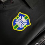 Brazil Special Edition Retro Black Long Sleeve Jersey 2004 - Image 5