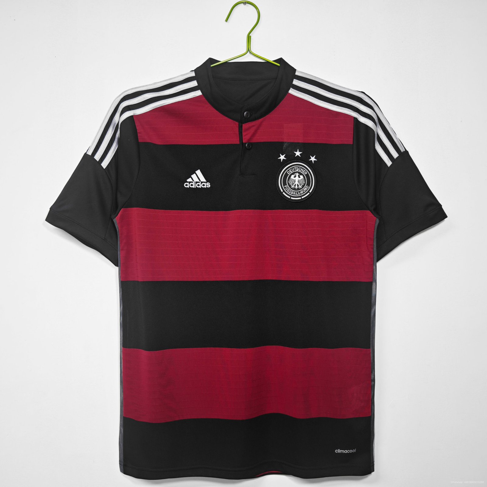 2014 Germany Away Retro Soccer Jersey 1 Germany Away Retro Jersey 2014 - Image 1