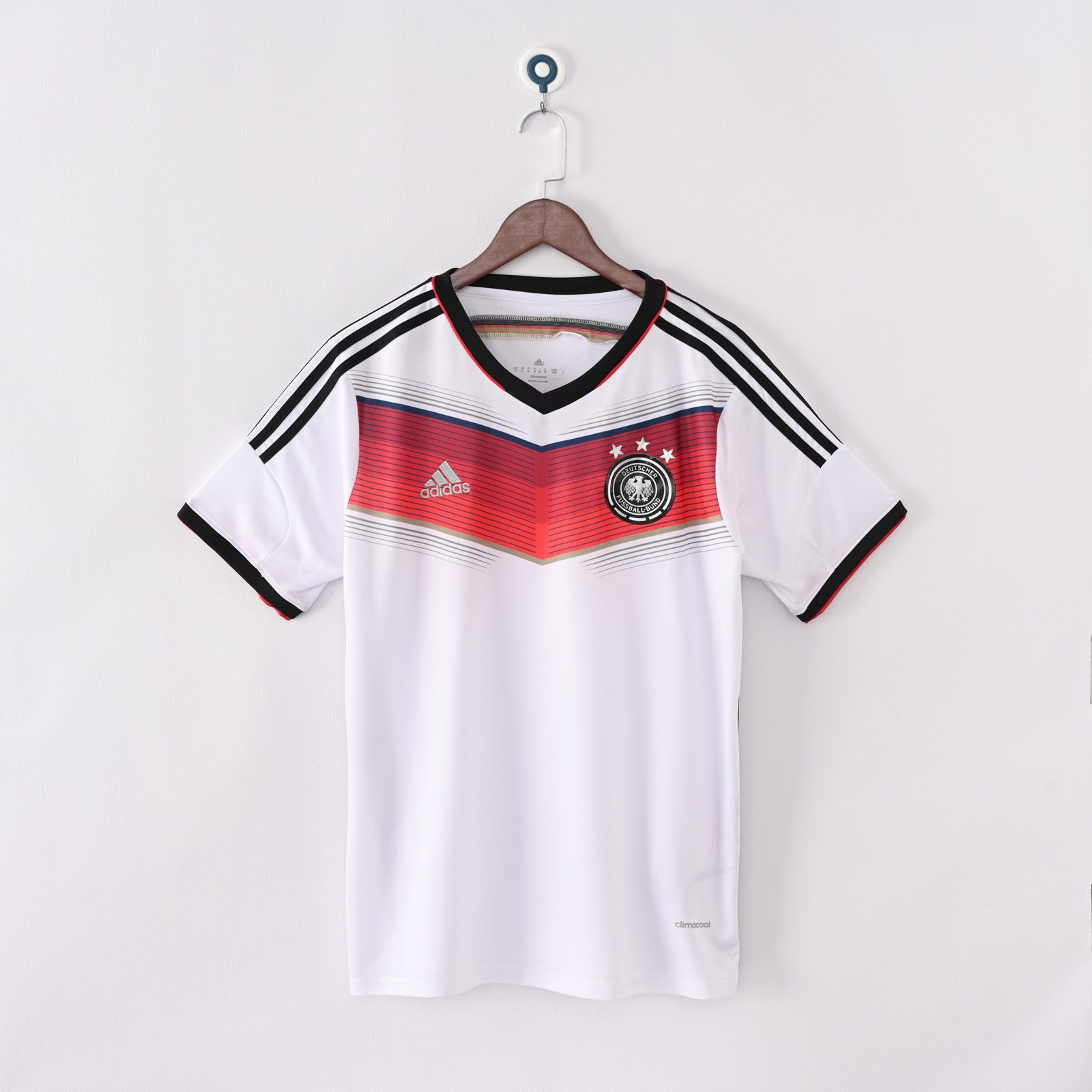 2014 Germany Home Retro Soccer Jersey 1 Germany Home Retro Jersey 2014 - Image 1