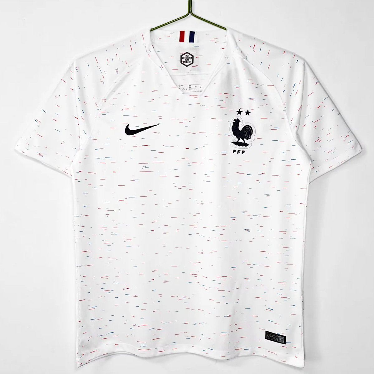 2018 France Away Retro Soccer Jersey 1 France Away Retro Jersey 2018 - Image 1