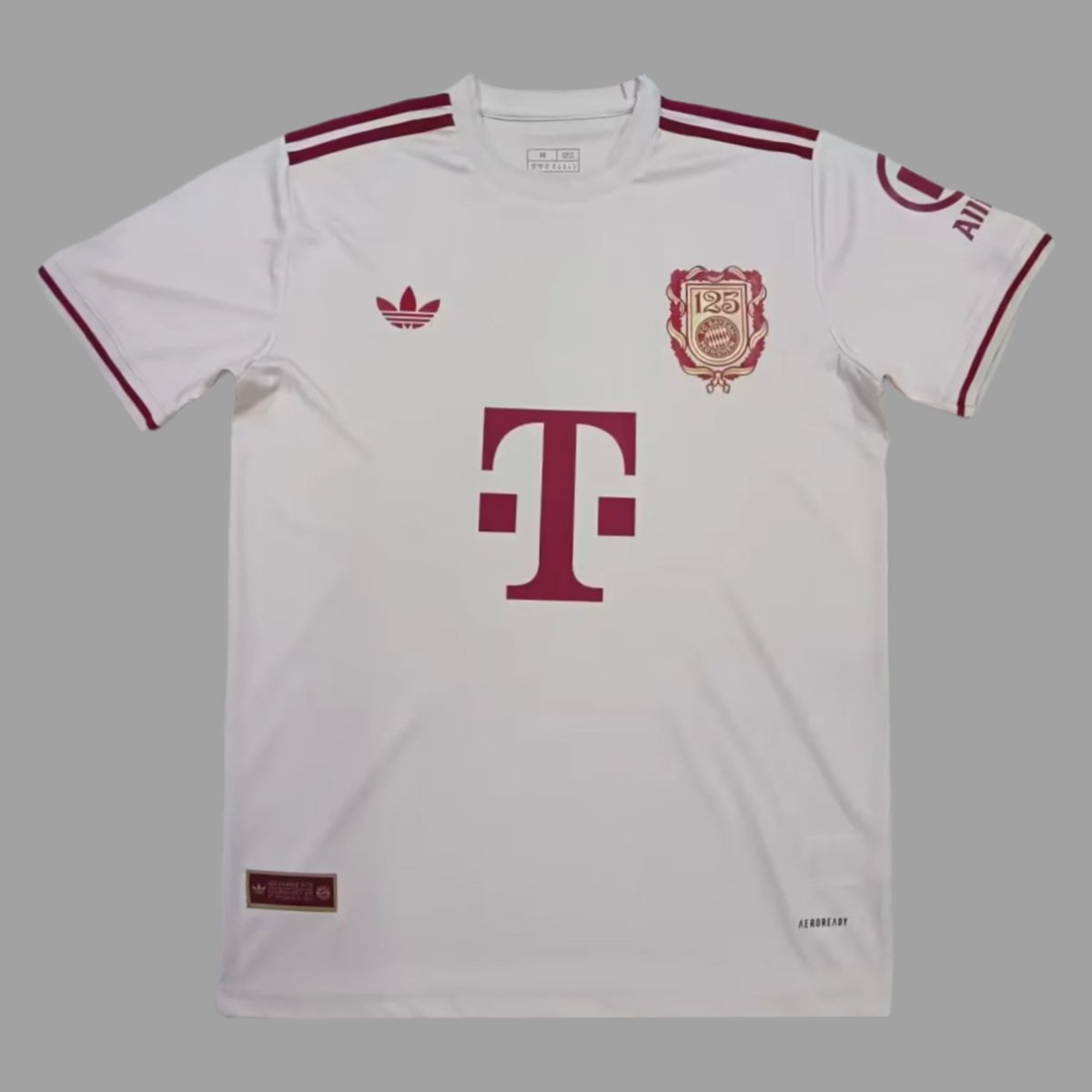 2025 Bayern Munich 125 Years Anniversary White Soccer Jersey 1 Bayern Munich 125th Anniversary White Jersey 2025 - Image 1