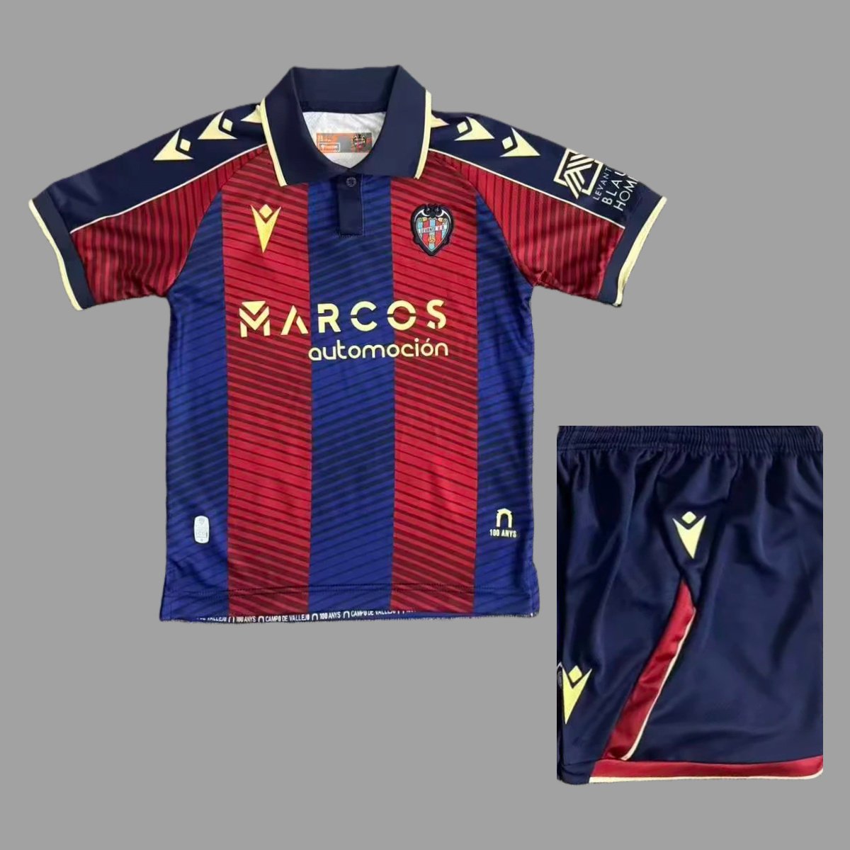 25_26 Levante Home Kids Soccer Jersey 1 Kids Kit Levante Home Jersey 2025/26 - Image 1