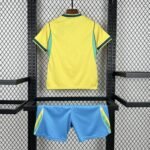 Kids Kit Brazil Home Jersey 2025/26 - Image 2