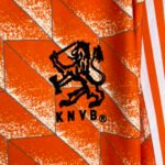 Netherlands Long Sleeve Home Retro Jersey 1988 - Image 5