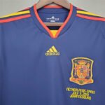 Spain Long Sleeve Away Retro Jersey 2010 - Image 3