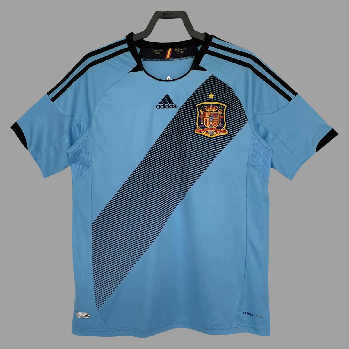 2012 Spain Away Retro Soccer Jersey 1 Spain Away Retro Jersey 2012 - Image 1
