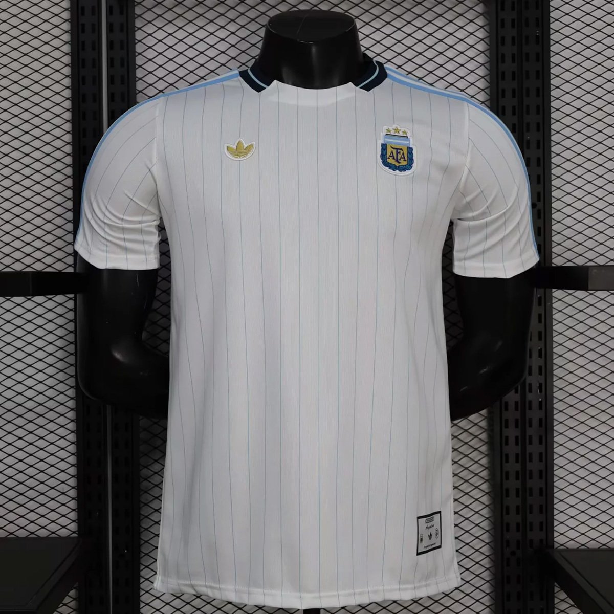 2026 Argentina Icon White Soccer Jersey 1 Argentina Terrace Icons Jersey 2026 - Image 1