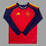 Spain Long Sleeve Home Fan Jersey 2026
