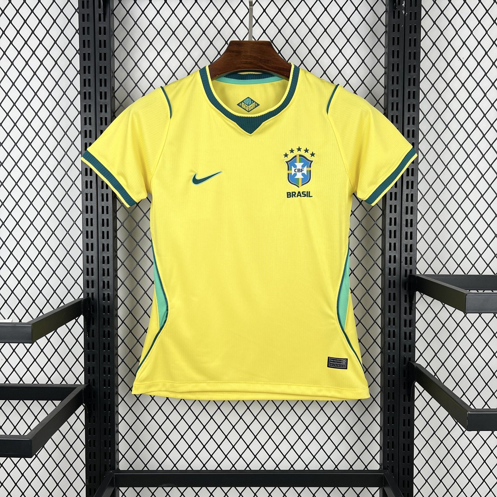 26-27 Brazil World Cup Home Women Jersey 1 Brazil Home Jersey Women’s 2026 - Image 1