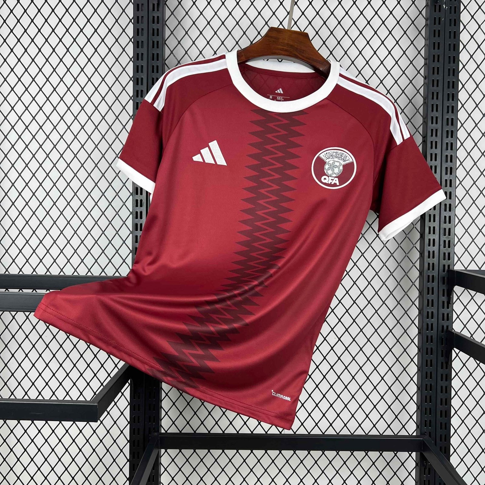 26-27 Qatar World Cup Home Jersey 1 Qatar Home Fan Jersey 2026 - Image 1