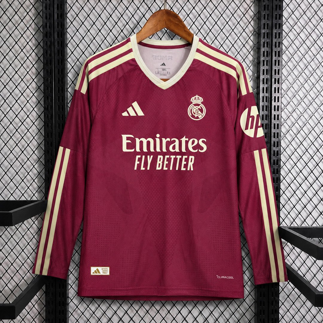 26-27 Real Madrid Third Long Sleeve Soccer Jersey 1 Real Madrid Third Long Sleev Jersey 26/27