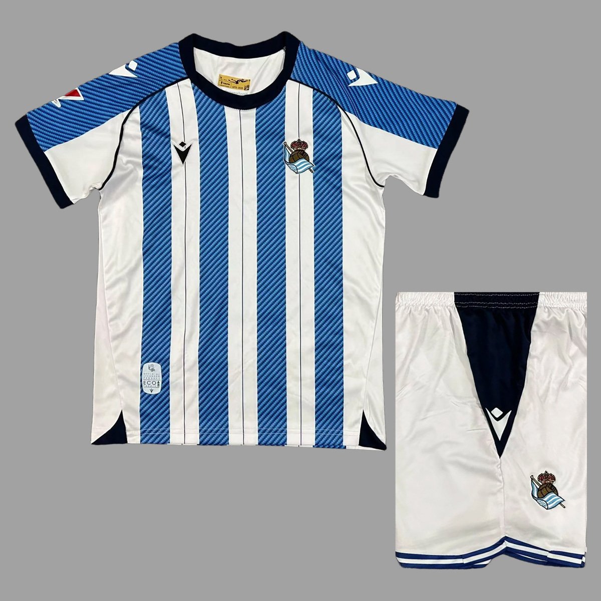 25_26 Real Sociedad Heimtrikot für Kinder 1 Kids Kit Real Sociedad Home Jersey 2025/26 – Bild 1