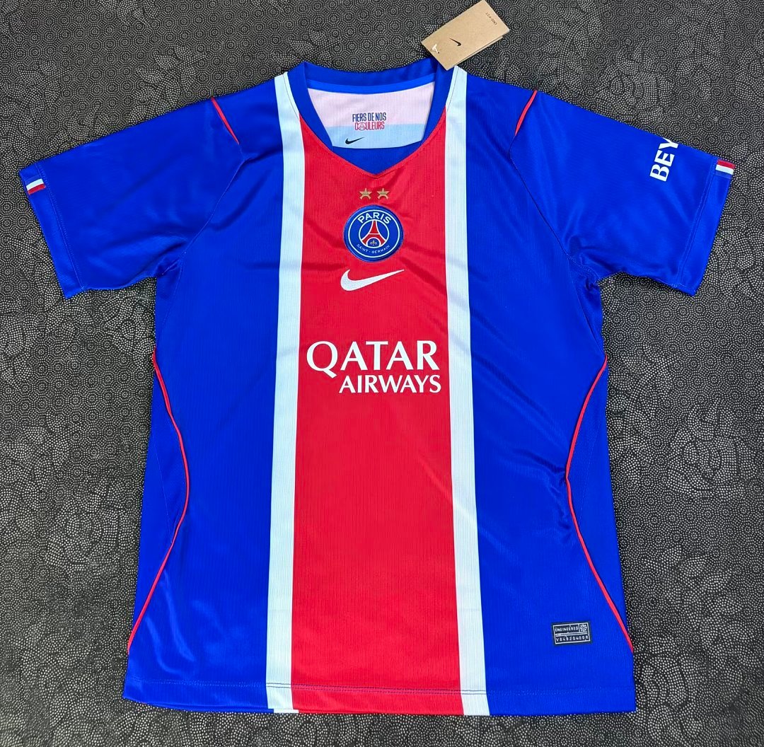 26-27 PSG Home 2 Stars Soccer Jersey 1 PSG Home 2 Stars Jersey 26/27
