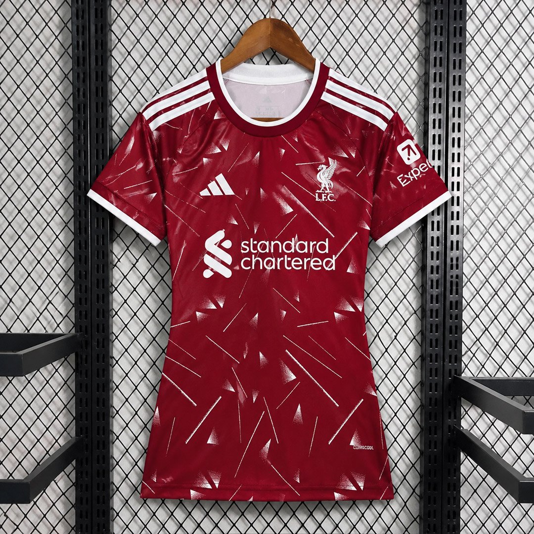 26_27 Liverpool Home Women Soccer Jersey 1 Liverpool Womens Home Jersey 26/27