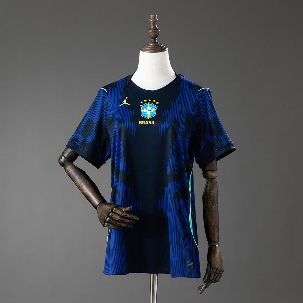 Camiseta de visitante de la selección femenina de Brasil 2026, n.º 1 Camiseta de visitante de la selección femenina de Brasil 2026
