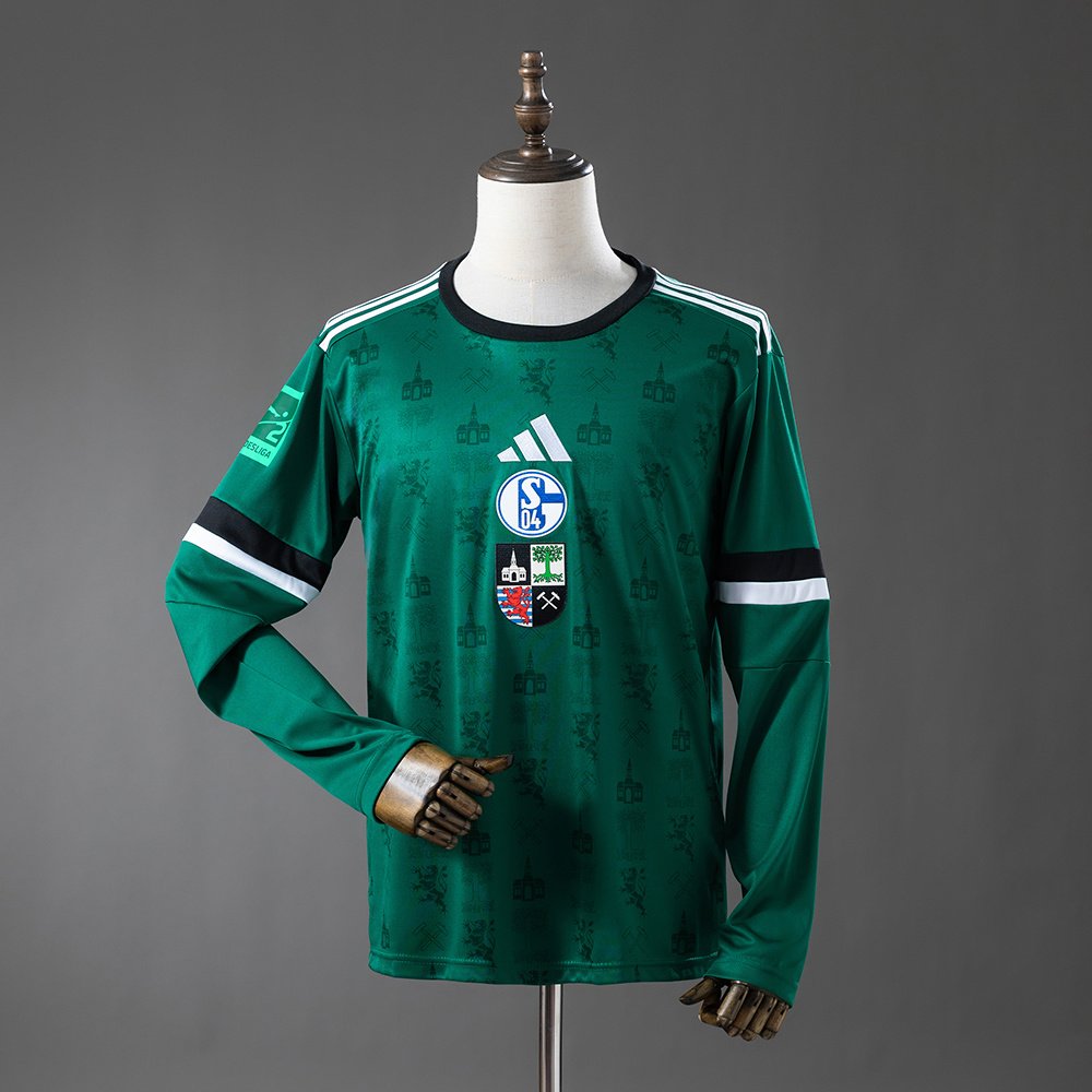 Schalke 04 Long Sleeve Gelsenkirchen 150th Anniversary Jersey 1 Schalke 04 Long Sleeve Gelsenkirchen 150th Anniversary Jersey