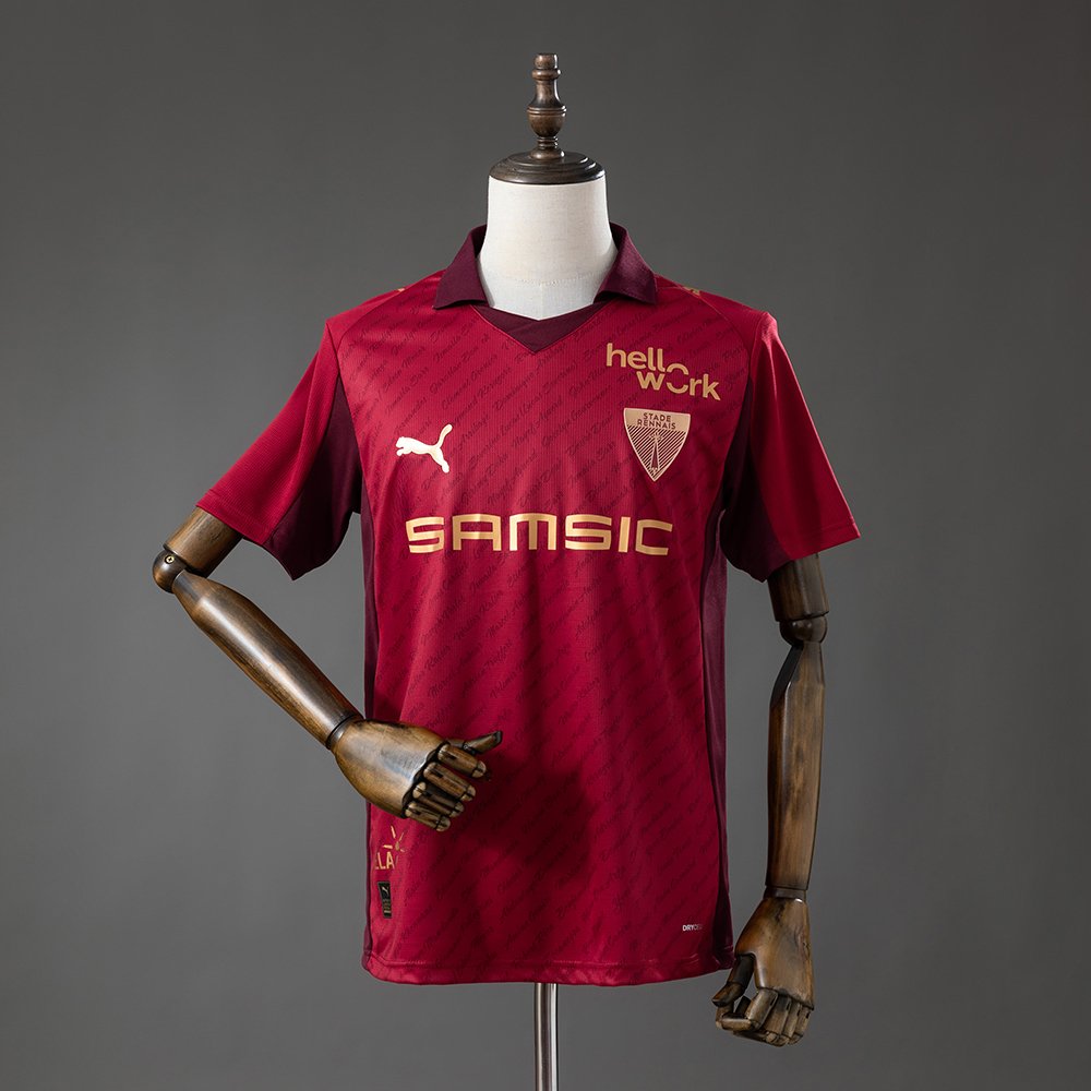 Stade Rennais 125th Anniversary Edition Jersey 1 Maglia dell'edizione speciale per il 125° anniversario dello Stade Rennais