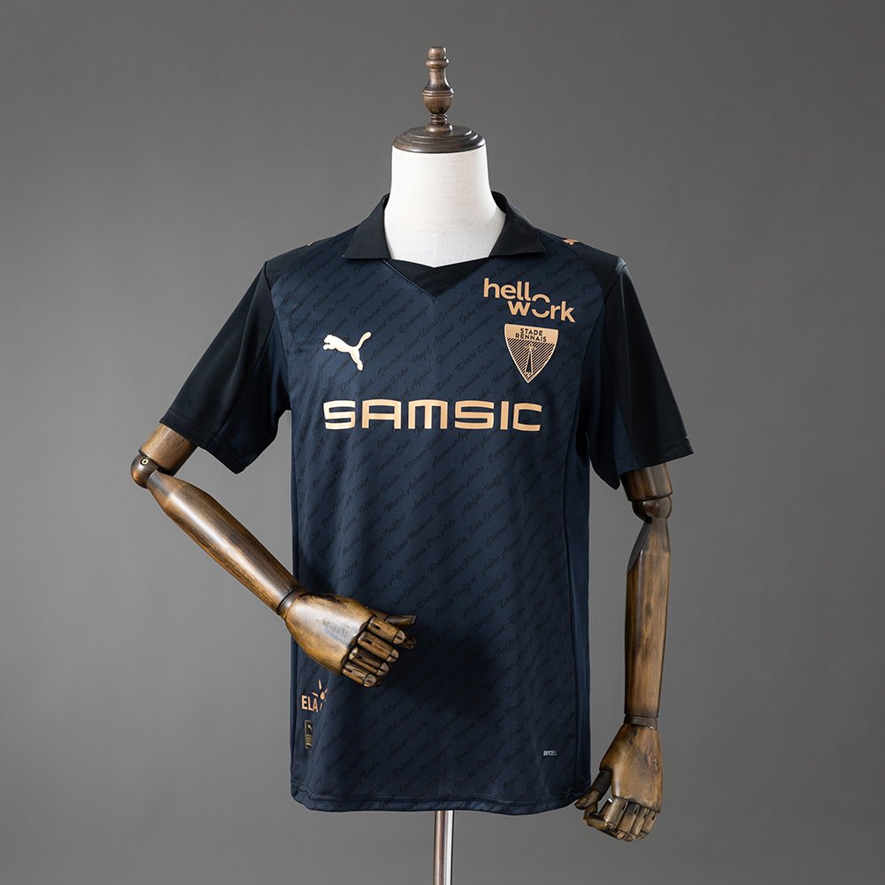 Stade Rennais 125th Anniversary Edition Jersey Black 1 Maglia "Black Edition" per il 125° anniversario dello Stade Rennais