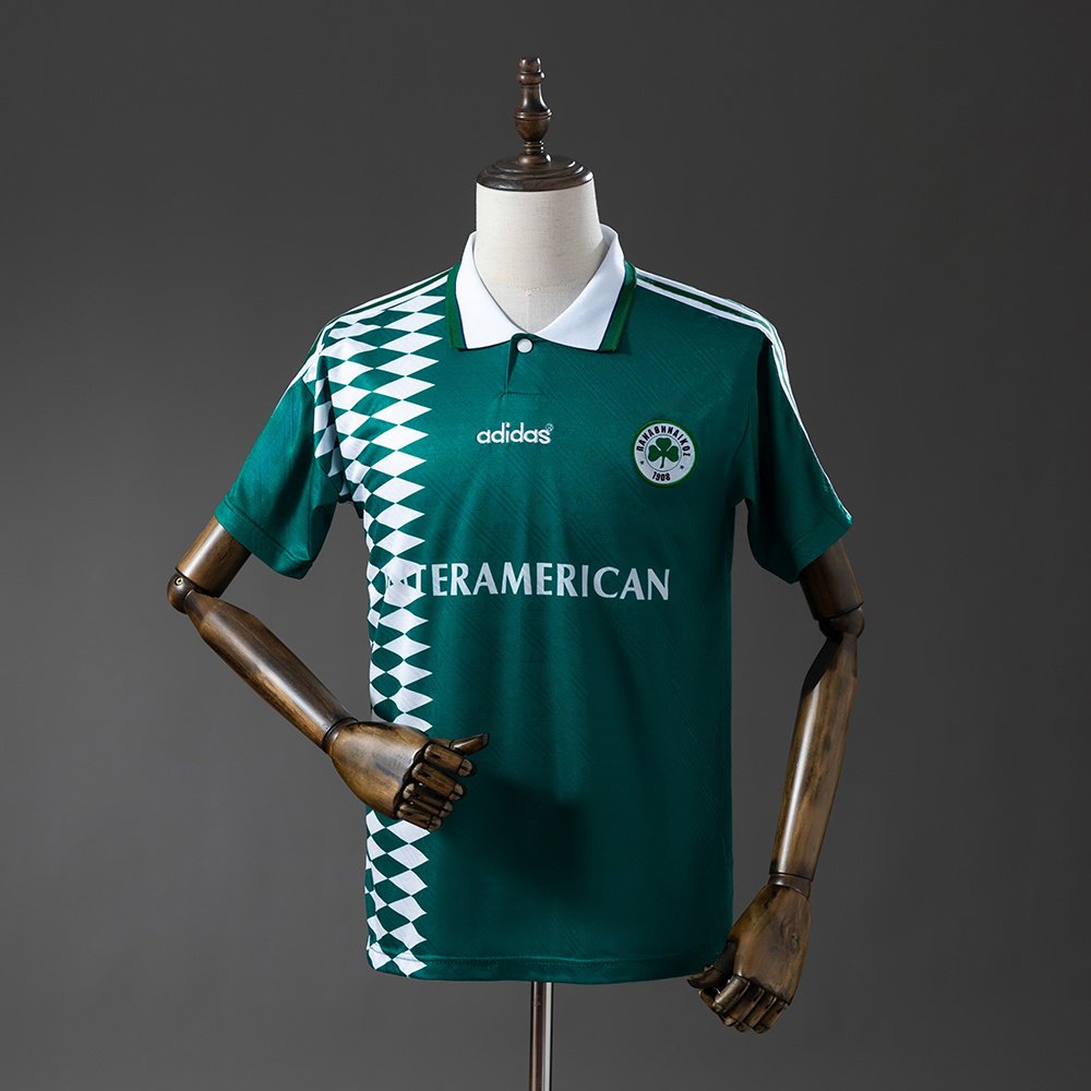 Panathinaikos 95-96 Home Retro Jersey 1 Panathinaikos Home Retro Jersey 95/96