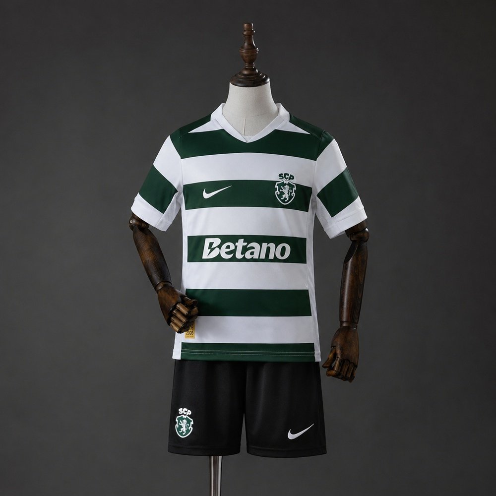 Sporting CP 26-27 Home Kids kit 1 Sporting CP Kids Kit Home 26/27